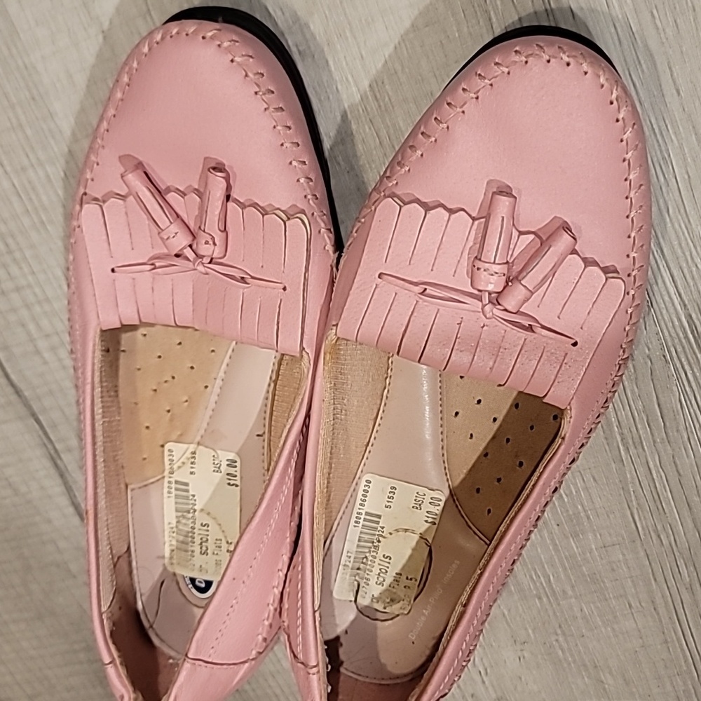 Pink Dr Scholls flats